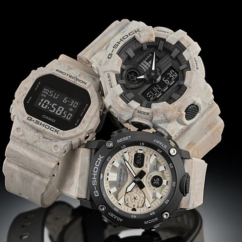 CASIOG-Shock Analog-Digital 'Black White'