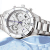 CASIOSHEEN Limited Edition Waterproof Stainless Steel Strap White Analog