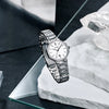 CASIOCasio Sheen Analog Octagonal Watch 'Silver White'