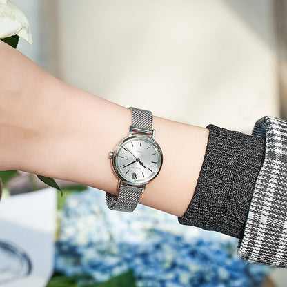 CASIOSHEEN Solar Powered Quartz Waterproof Sapphire Crystal Silver Analog