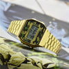 CASIOG Shock Waterproof Mens Gold Digital
