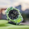 CASIOG-Shock Analog-Digital 'White Green'