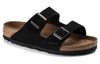BirkenstockArizona Soft Footbed Suede Leather 'Black'