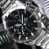 CASIOEDIFICE Stainless Steel Strap Mens BlackSilver Analog