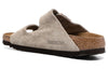 BirkenstockArizona Soft Footbed Suede Leather Narrow Fit Sandals 'Taupe'