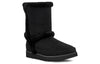 UGG(WMNS)  Classic Short Fluff Spill Seam Snow Boots Black