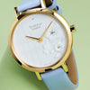 CASIOCasio Sheen Minimalistic Analog Watch 'Crystal Light Blue White'