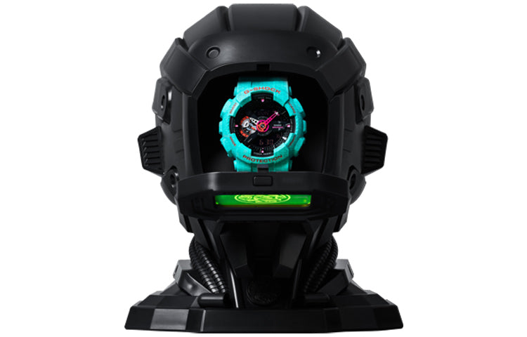 CASIOG-Shock Analog-Digital 'Green Blue'