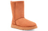 UGG(WMNS)  Classic Short II Graphic Logo 2.0 Fleece Lined