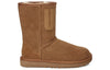 UGG(WMNS)  Classic Short UGG Rubber Logo Fleece Lined