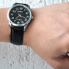 CASIOQuartz Waterproof Mens SilverBlack Analog