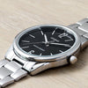 CASIOQuartz Stainless Steel Strap Waterproof Mens Silver Analog
