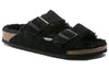 BirkenstockArizona Fleece Lined Shoe Version Black Unisex
