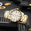 CASIOStainless Steel Strap Mens Gold Analog