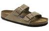 BirkenstockArizona Soft Footbed Suede Leather 'Taupe'