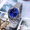 CASIODRESS SeriesFashion Stainless Steelband Wrist Classic Blue Silver/Blue Quartz Waterproof SilverBlue Analog