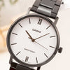 CASIOCasio Dress Classic Minimalistic Analog Steel Strap Watch 'Black White'