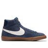 NikeBlazer Mid Mid Tops Retro Skateboarding Shoes Navy Blue