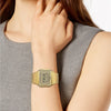 CASIOWaterproof Quartz Unisex Mens Gold Digital