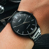 CASIOCasio Dress Classic Minimalistic Analog Steel Strap Watch 'Black'