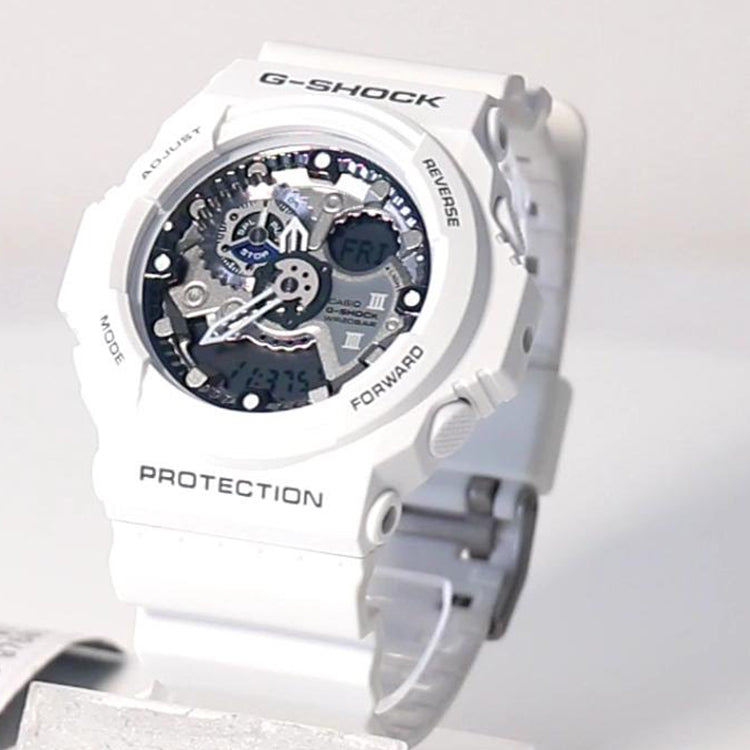 CASIOG-Shock Analog-Digital 'White'