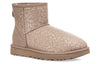 UGG(WMNS)  Classic Mini Snow Leopard Brown Yellow