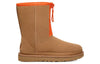 UGG(WMNS)  Classic Short Zipper Tape Logo Boot 'Chestnut'