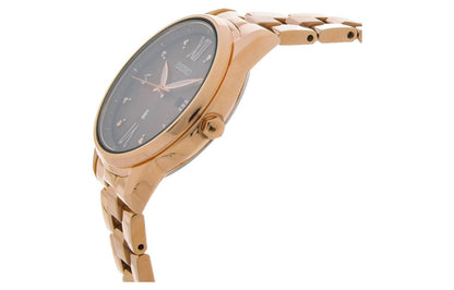 SEIKOLukia Series Waterproof Quartz Gold/Black