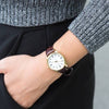 CASIODRESS Series Belt Wrist Golden Dial Quartz Waterproof Gold Watch Dial Gold Analog