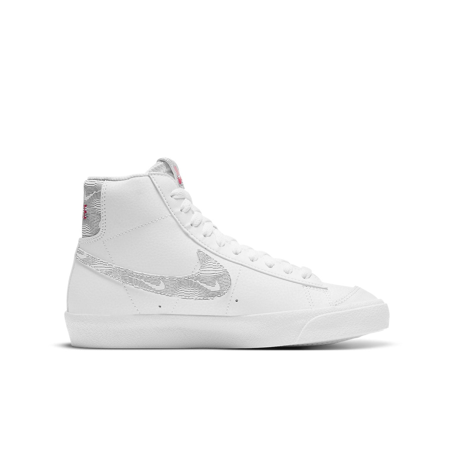 Nike(GS)  Blazer Mid '77 'White Logo Print'