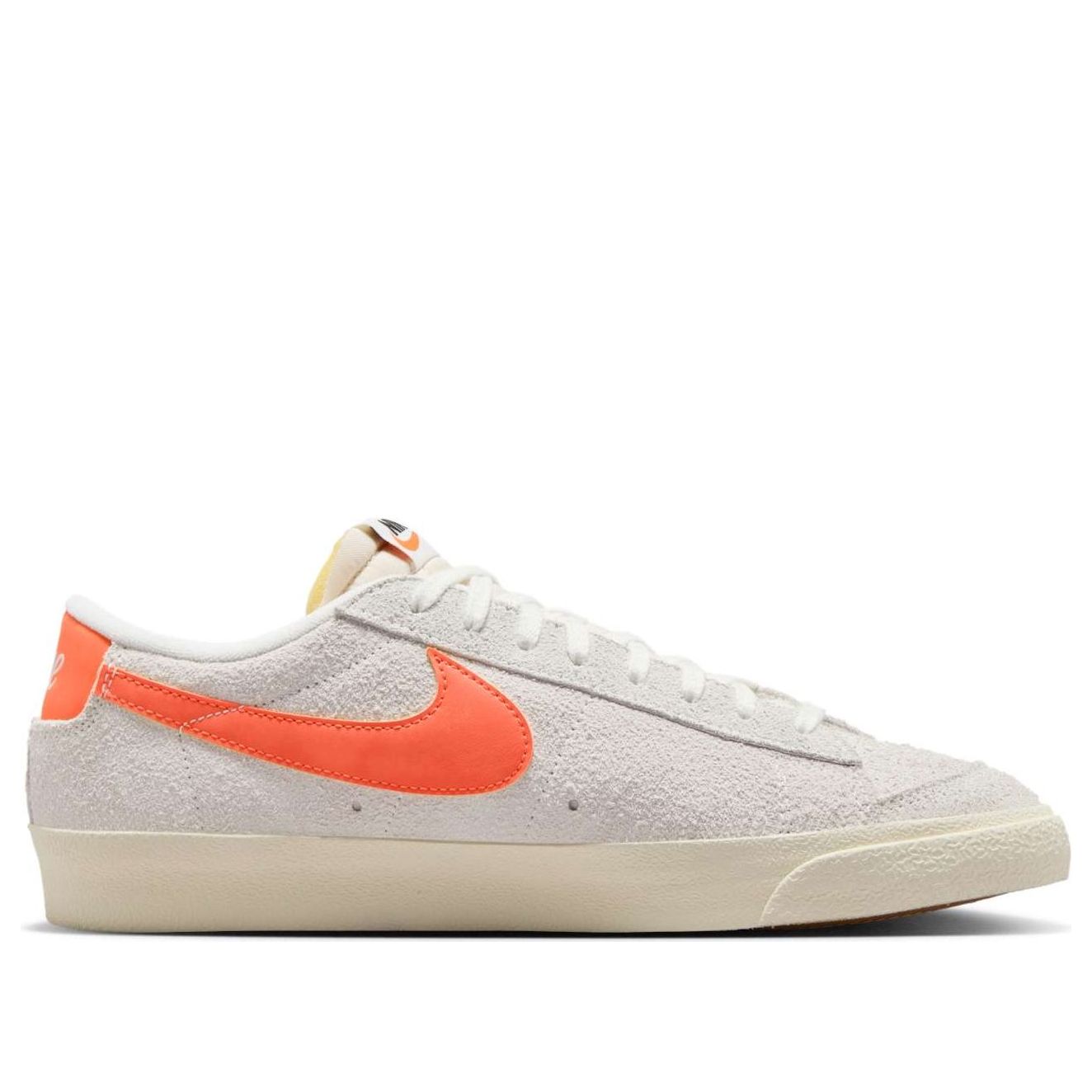 NikeBlazer Low '77 Premium 'Summit White Safety Orange'