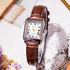 CASIODRESS Series Dial Brown Belt Quartz WhiteDial Plate WhiteBrown Analog