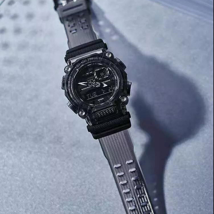 CASIOG-Shock Analog-Digital 'Black Purple'