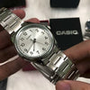 CASIOMen's  DRESS Series Classic Retro Small Business Numeric Watch Mens Silver Analog
