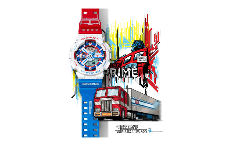 CASIOG-Shock Analog-Digital 'White'