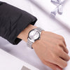 CASIOWaterproof Stainless Steel Strap Mens Silver Analog