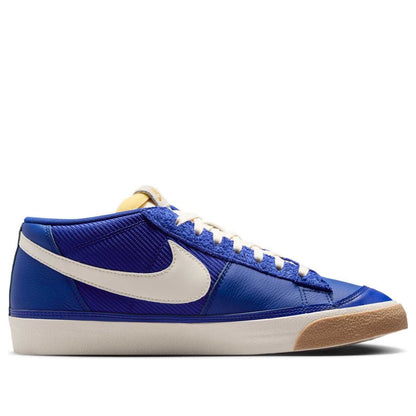 NikeBlazer Low Pro Club 'Deep Royal Blue Gum Light Brown Metallic Gold Pale Ivory'