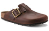 BirkenstockBoston Bold Natural Leather 'Roast'