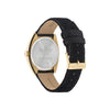 adidasEdition 1 Fashion Black Stainless Steel & Velvet Strap Watch 'Black Gold'
