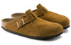 BirkenstockBoston Soft Footbed Suede Leather Narrow Fit 'Mink'