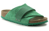 BirkenstockKyoto Nubuck Suede Leather Sandals 'Bold Green'