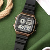 CASIOWaterproof Sports Shockproof Mens Black Digital