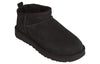 UGG(WMNS)  Classic Ultra Mini Fleece Lined Brown 'Black'