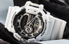 CASIOG-Shock Analog-Digital 'White'
