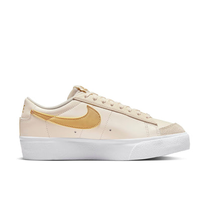 Nike(WMNS)  Blazer Low Platform 'Pale Ivory Saturn Gold'