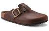 BirkenstockBoston Bold Leather Narrow Fit 'Roast'