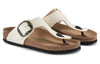 BirkenstockGizeh Vegan Big Buckle Textile Narrow Fit Sandals 'Eggshell'