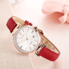 CASIOWaterproof SHEEN Quartz Sapphire Crystal Red Analog