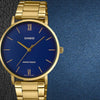 CASIOCasio Analog Watch 'Gold Royal Blue'