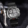 CASIOG Shock Quartz Waterproof Sports Shockproof Black Strap Mens Black Digital